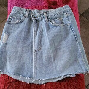 Storets Asymmetric Denim Skirt